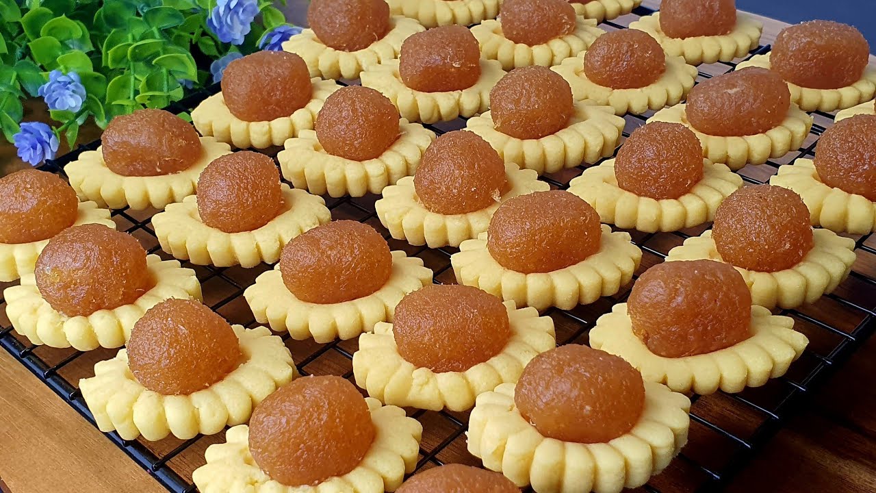 Resepi Tart Nenas Tanpa Telur, Rangup & Lembut di Mulut! | How To Make Eggless Pineapple Jam Tart