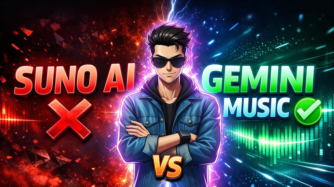 Suno AI vs Gemini Music 😱 Kaun Banata Hai BEST Songs?