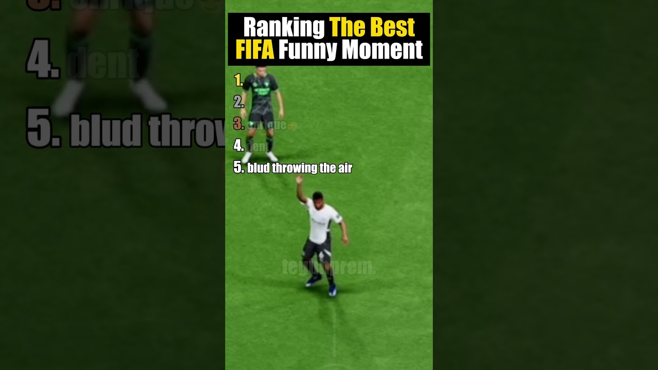 Ranking The Best FIFA Funny Moments #fifa #eagames #football #shorts