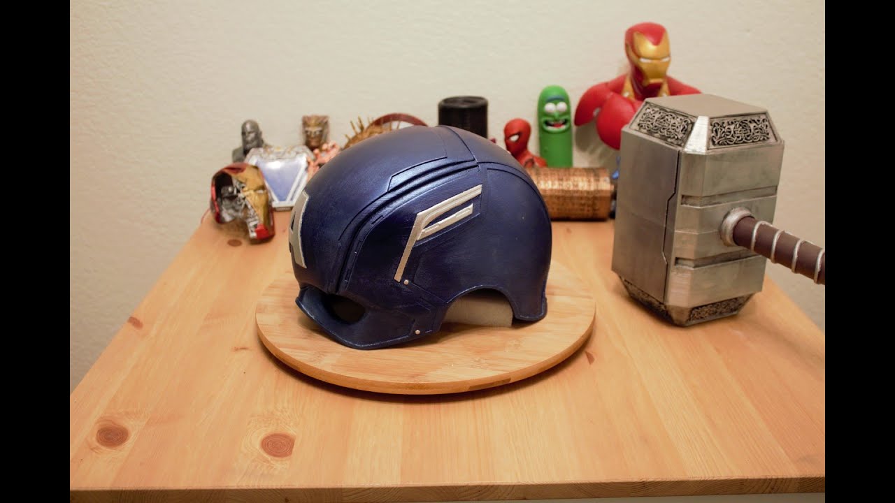 3D Printed Captain America Helmet