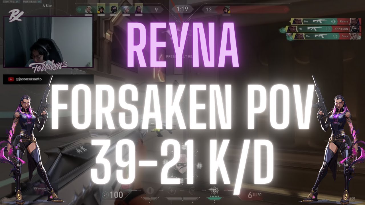 PRX f0rsakeN POV Reyna on Icebox 39-21 K/D (VALORANT Pro POV)