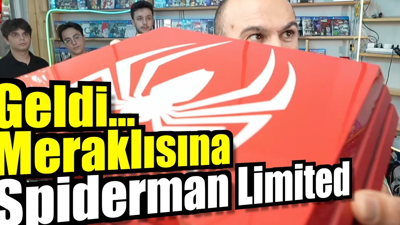 PS4 PRO Spiderman Limited Geldi