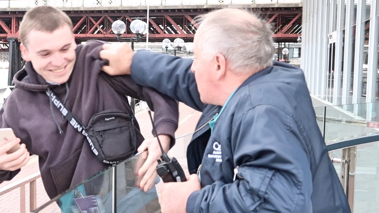 SECURITY GUARDS FIGHT SCOOTER RIDERS! *Not Clickbait*