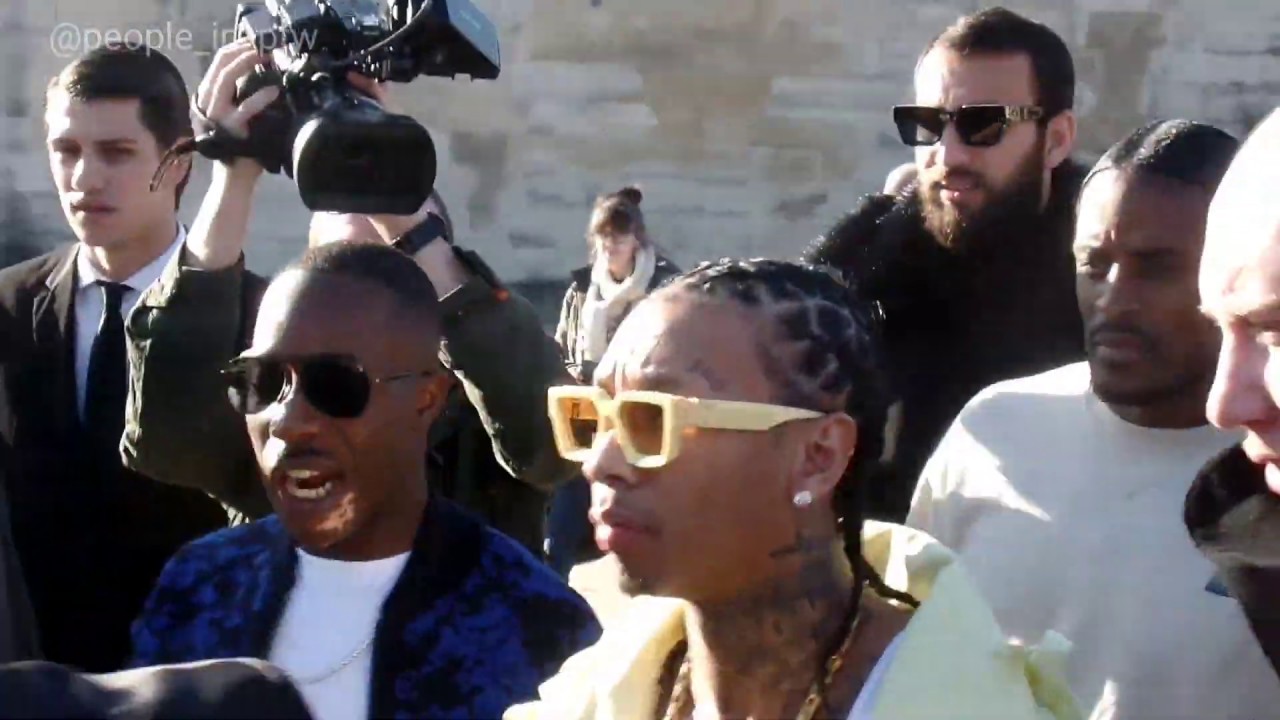 Tyga, Skepta, Mustard, Pop Smoke and Sheck Wes - Louis Vuitton Menswear fashion show - 16.01.2020