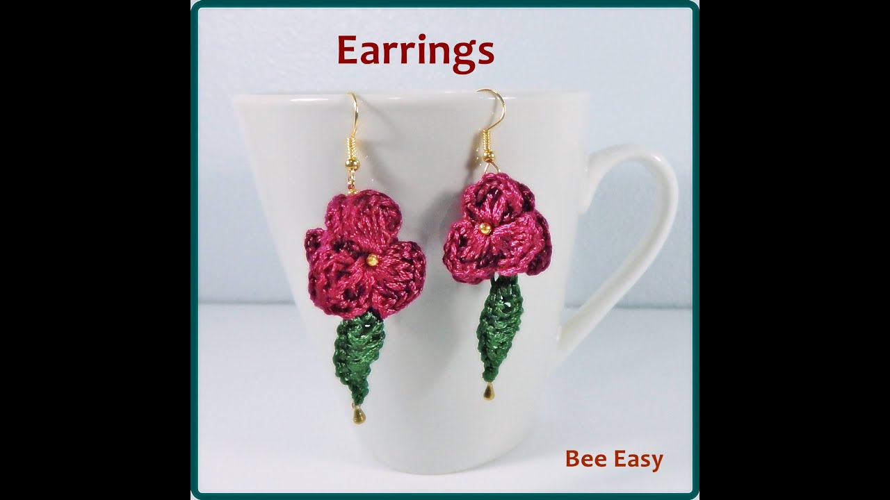 ต่างหูดอกไม้เรียบๆ คะ Earring