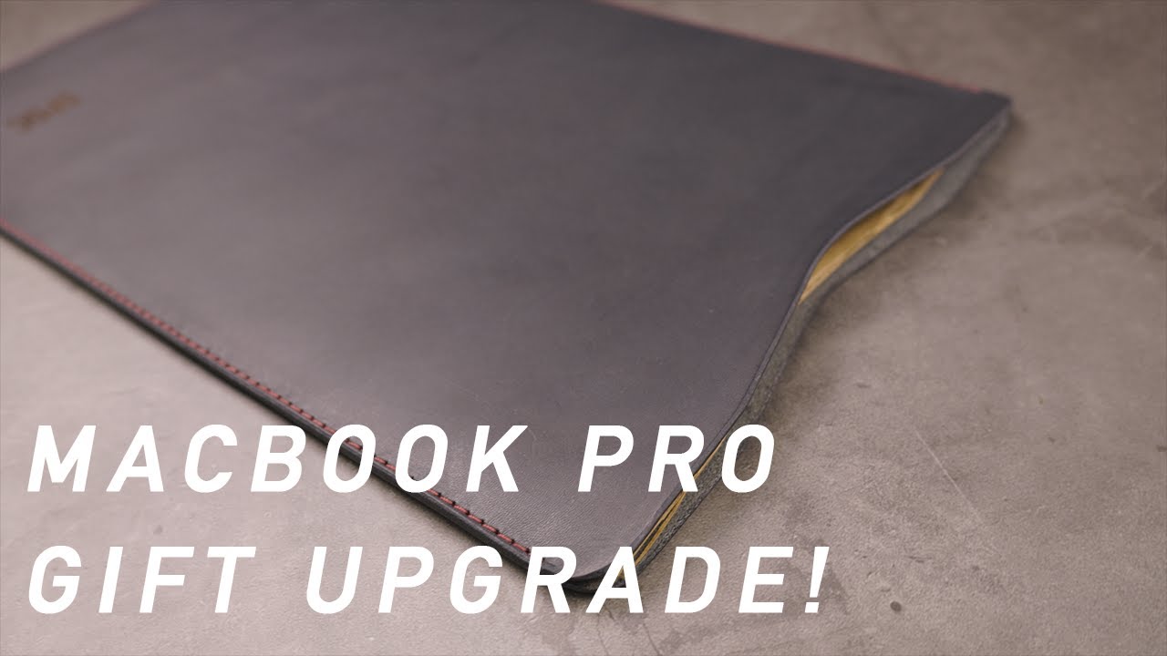Handmade LEATHER MacBook Pro Sleeve