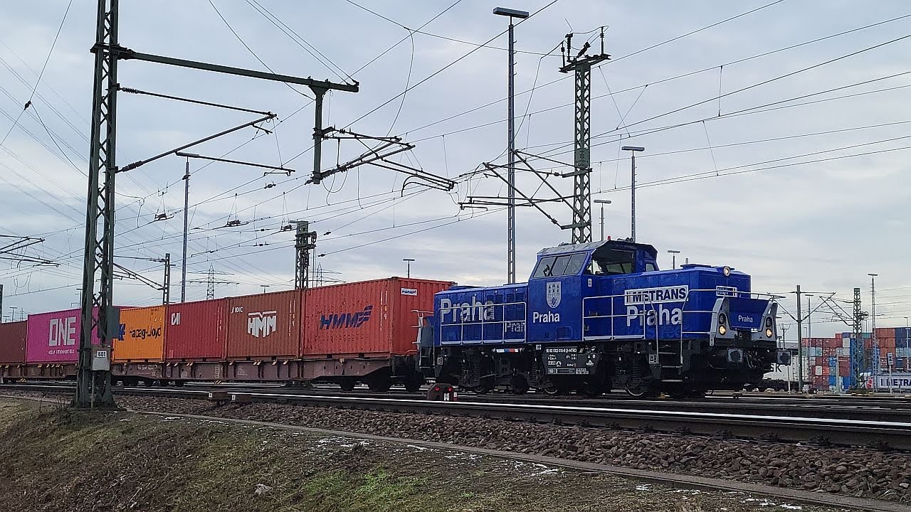Güterzugverkehr am Hamburger Hafen: Mit Alstom Prima H3 von Metrans und Baureihe 140 EGP