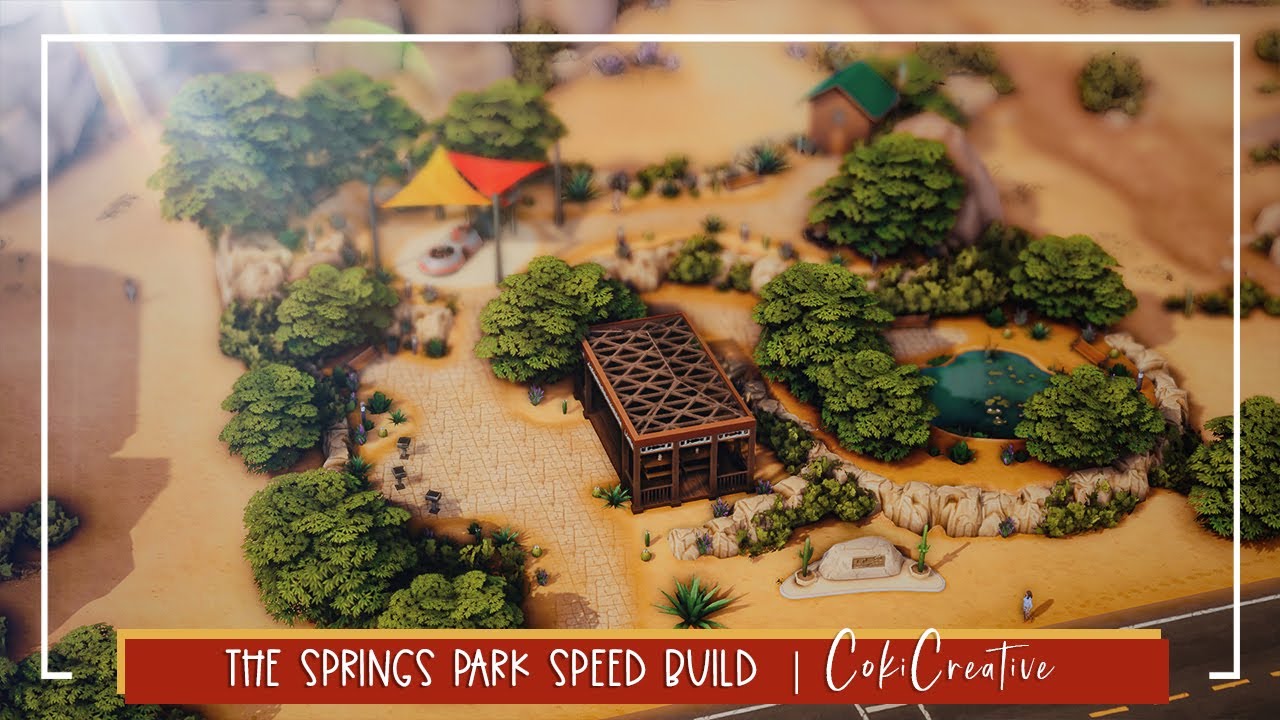 The Springs National Park | Sims 4 Speed Build w/ Voiceover