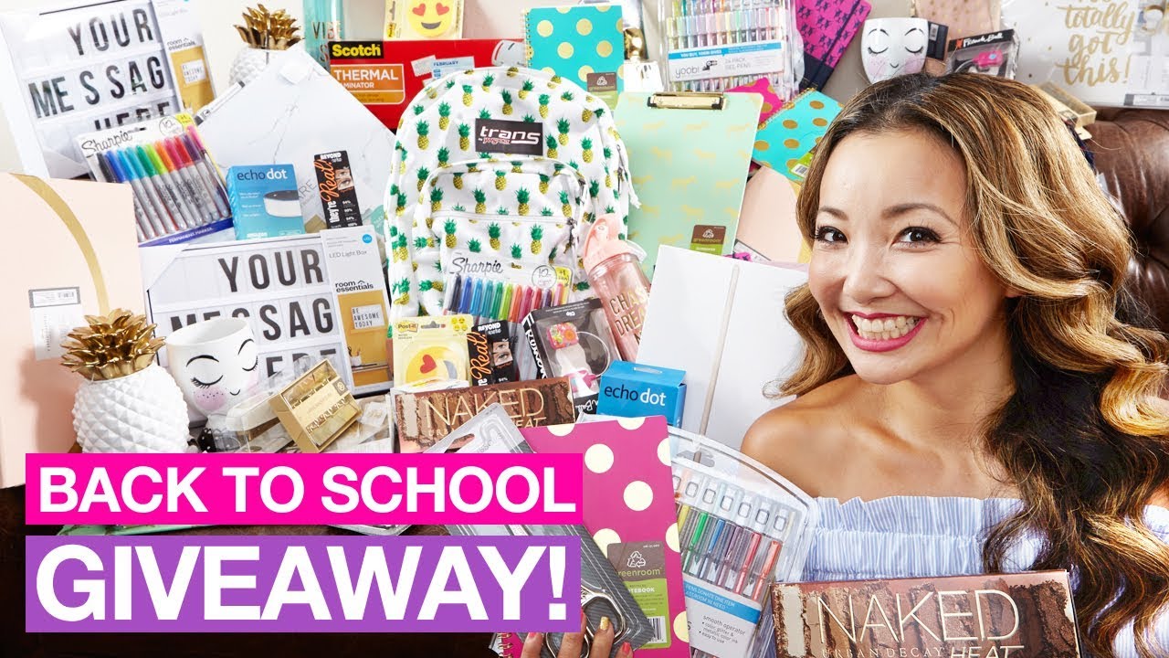 BIGGEST Back to School GIVEAWAY! (FREE iPad, Makeup, School Supplies - $1300 Worth!)★