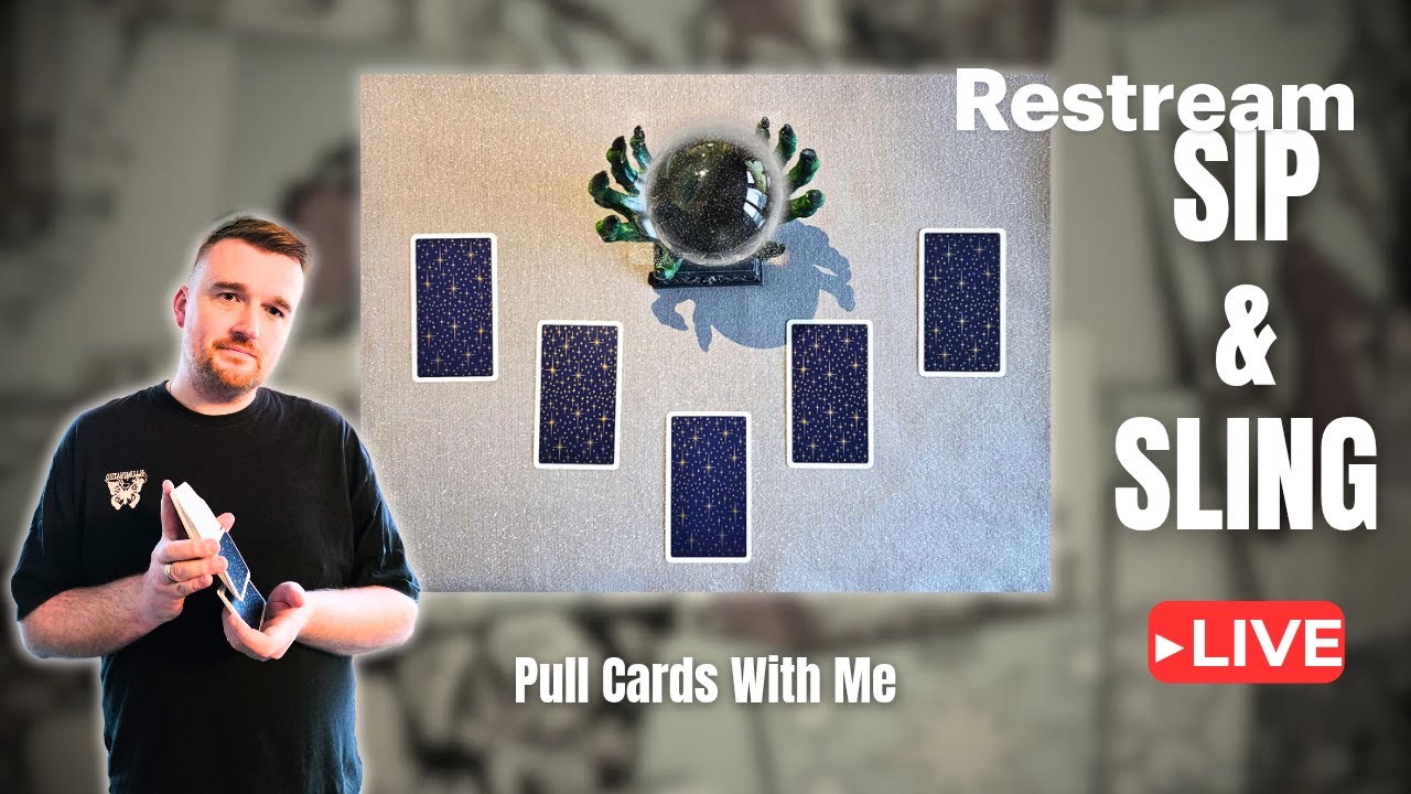 Sip & Sling LIVE 🍷✨ | Pull Cards With Me! Tarot Spread for the Week