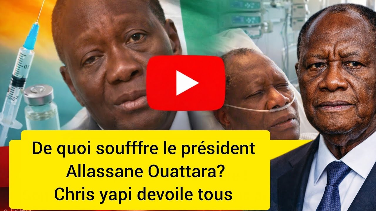 C&ocirc;te d&rsquo;Ivoire : De quoi Soufffre le Pr&eacute;sident Allassane Ouattara ? Chris yapi d&eacute;voile tous !!!