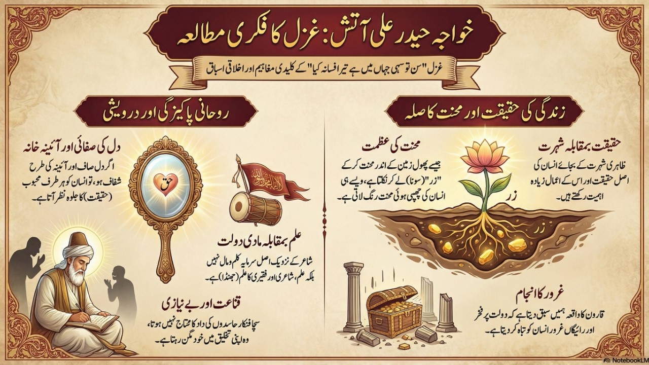 آتش کی غزل  . سن تو سہی