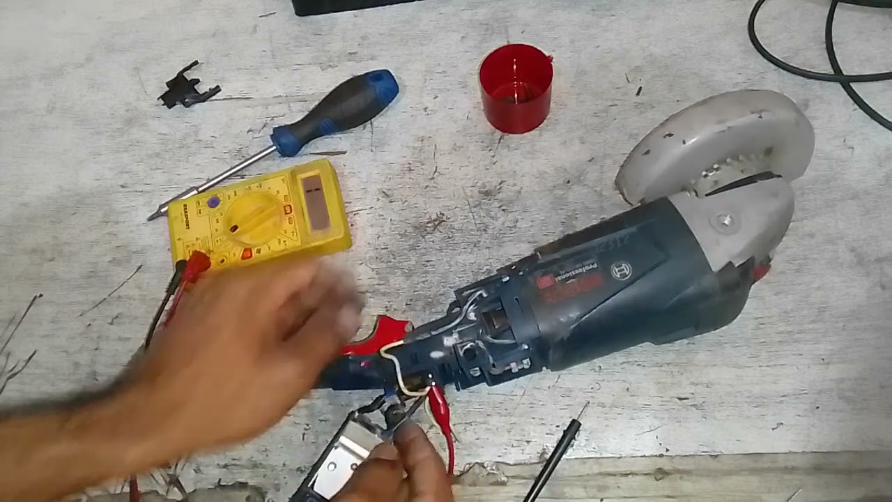 esmerilhadeira GWS 18 125 pl, veja porque não funciona.