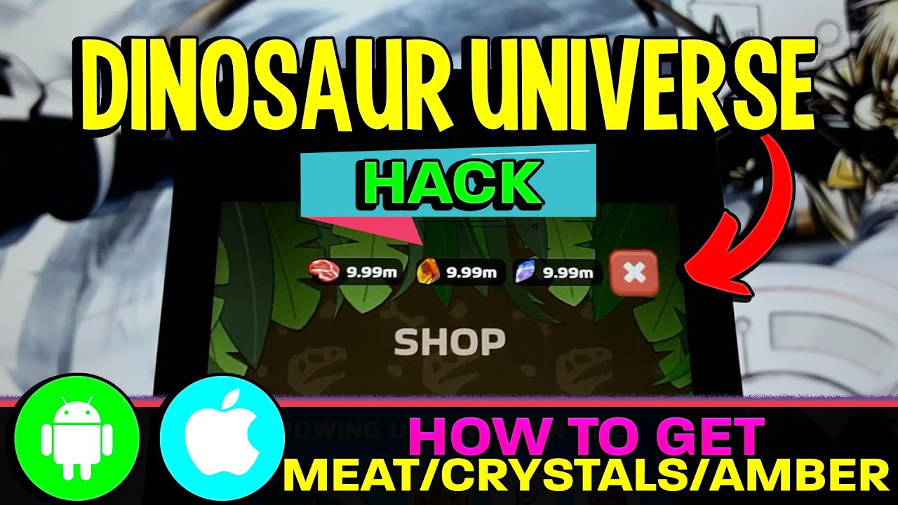 Dinosaur Universe Hack 🦕 Unlimited Free Crystals/Amber/Meat Mod (iOS & Android)