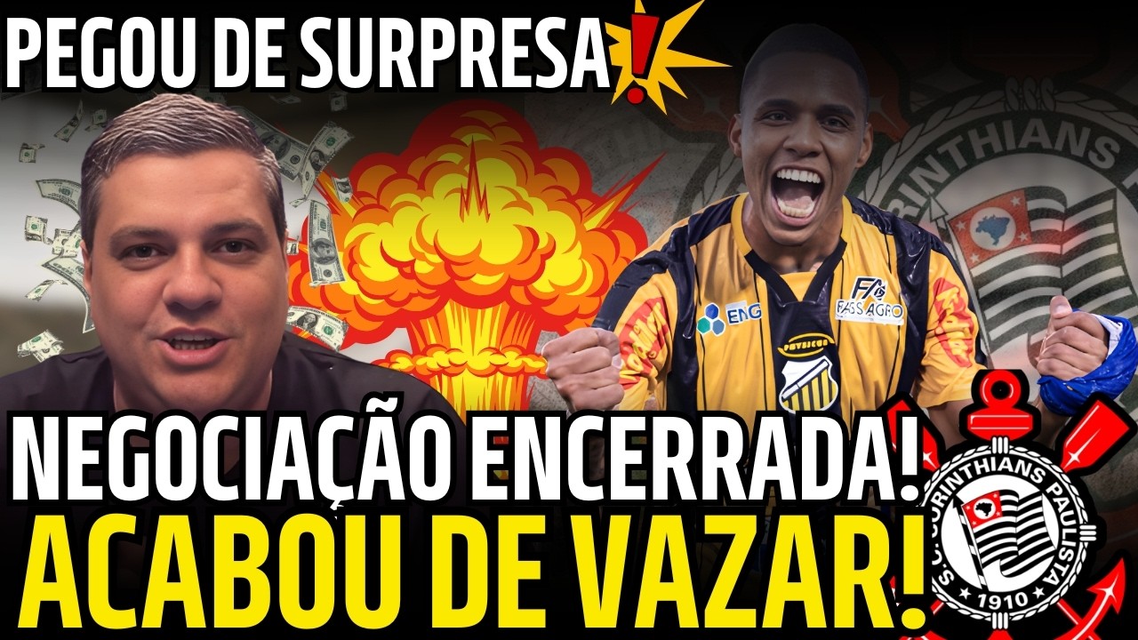 ACABOU DE CONFIRMAR! NEGOCIAÇÃO POR DANTAS TEM REVIRAVOLTA NO CORINTHIANS E DECISÃO SURPREENDEU