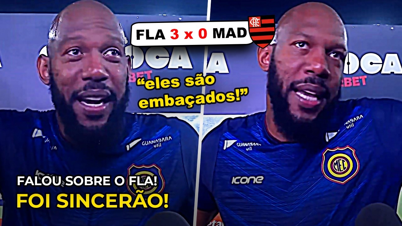 REAÇÃO SINCERA DO GOLEIRO DO MADUREIRA APÓS GOLEADA DO FLAMENGO!