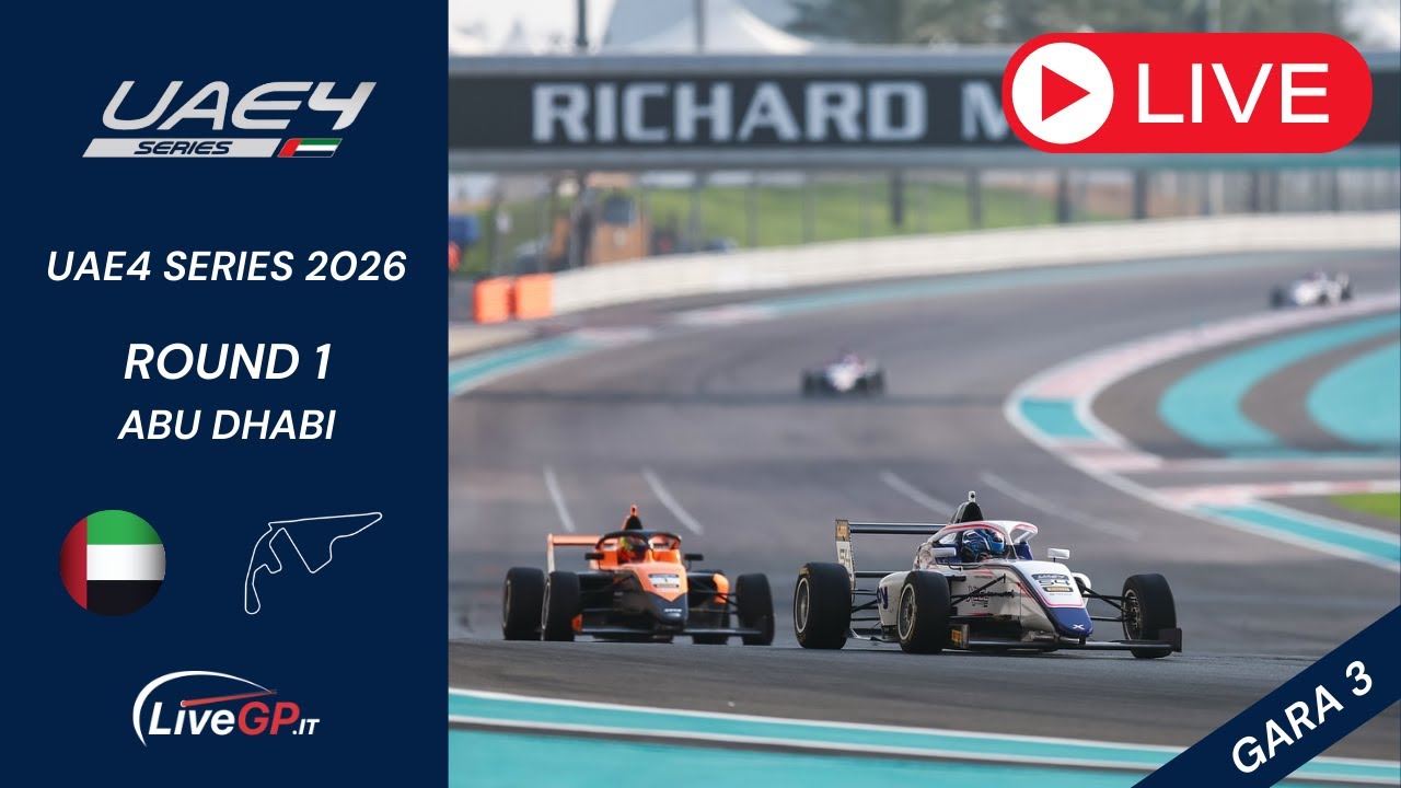 UAE4 Series 2026 | Round 1 Abu Dhabi - Live Gara 3