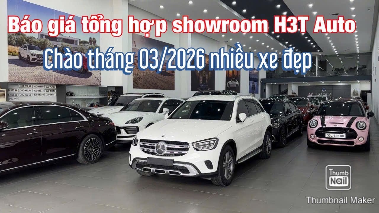 Báo giá showroom tháng 03/2026 với nhiều mẫu xe sang siêu lướt tại H3T Auto