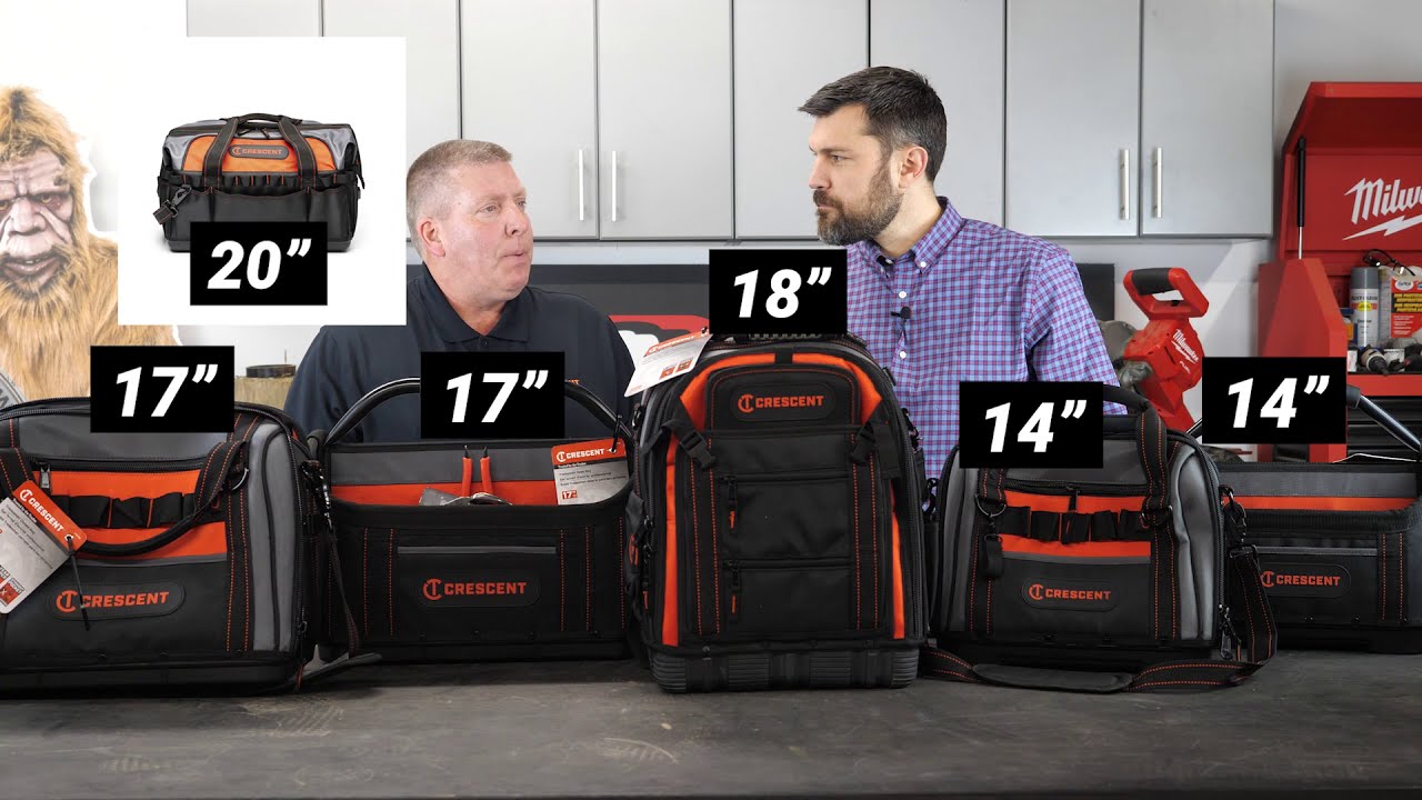 Crescent Tradesman Tool Bags & Backpack, Built for the Professional