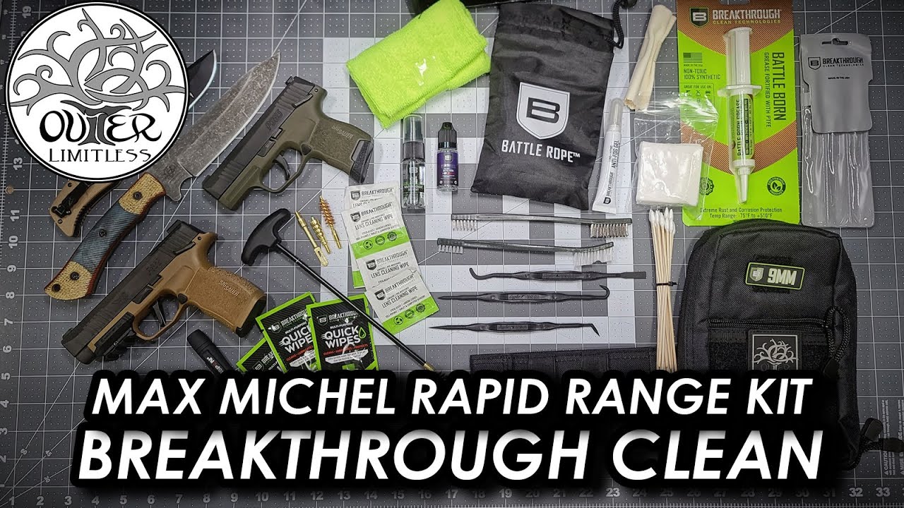 Firearms Cleaning Kit: Breakthrough Clean Max Michel Rapid Range Kit - Features and Contents
