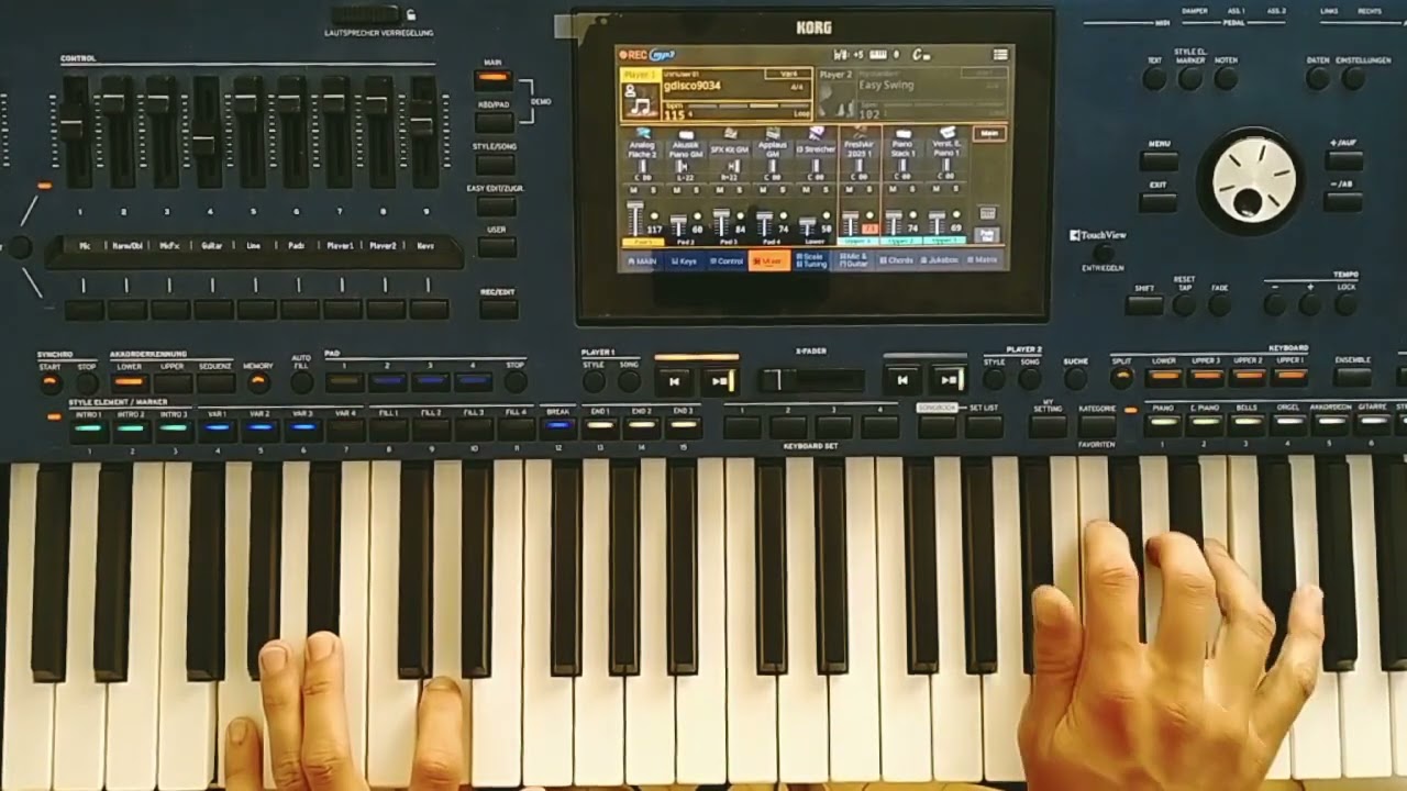New Italo Disco set # (Danekoo1 & Korg pa5x ) Instrumental 2024