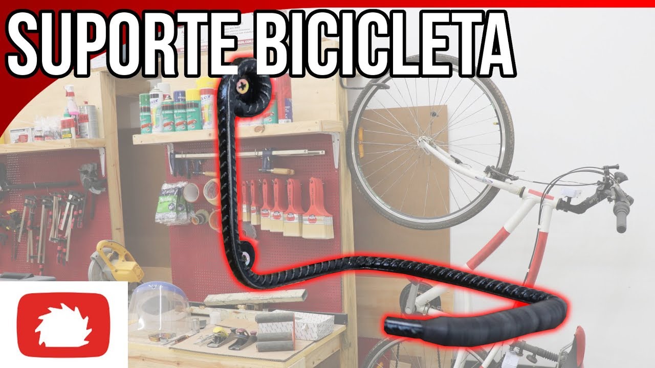 Como fazer suporte de parede para bicicleta #DIY | Na oficina S04E28