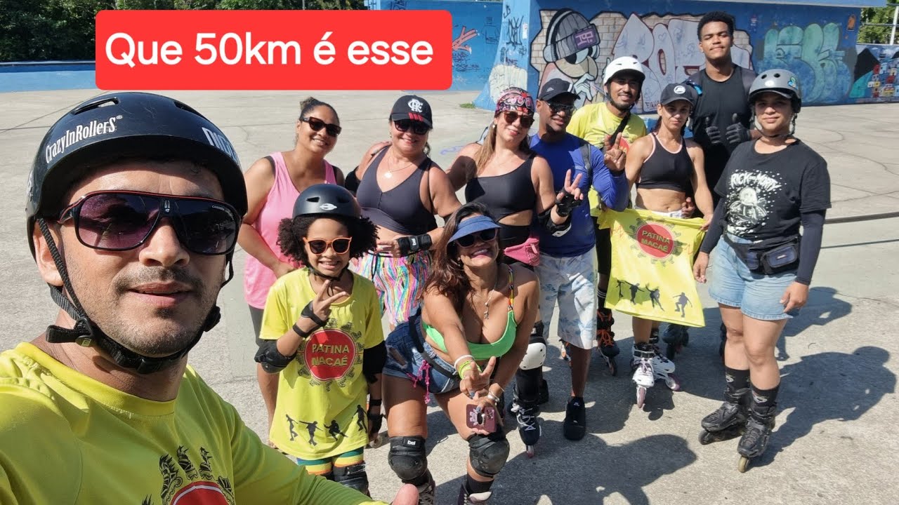 Desafio 50km em Macaé / RJ.                        #patins #Macaé