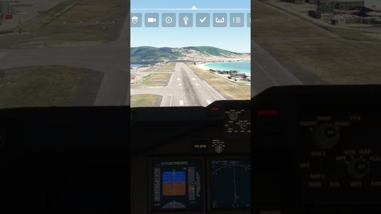 Landing 747 at Sint Maarten #aviation #avnerd