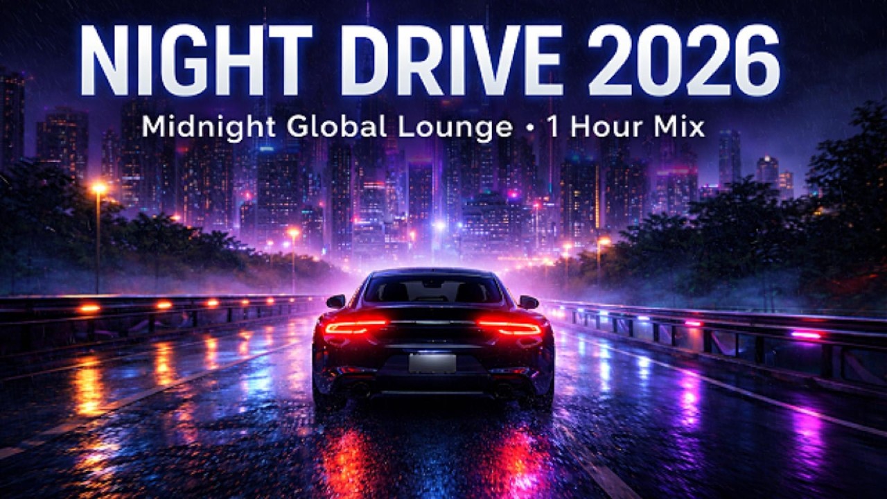 Night Drive Music 2026 🌙 Midnight Global Lounge (1 Hour Mix) | Deep House • Chill • Afro House