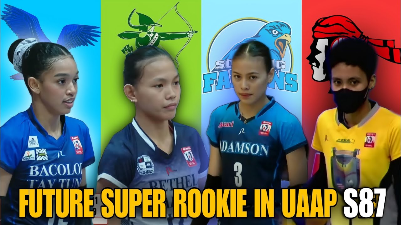 TOP 4 FUTURE SUPER ROOKIES IN UAAP SEASON 87 WOMEN'S VOLLEYBALL!
