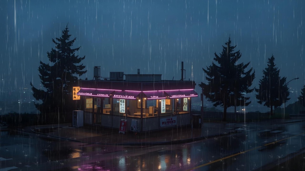 Midnight Tokyo Rain 🌧️ | Soft Lofi Night for Deep Relaxation