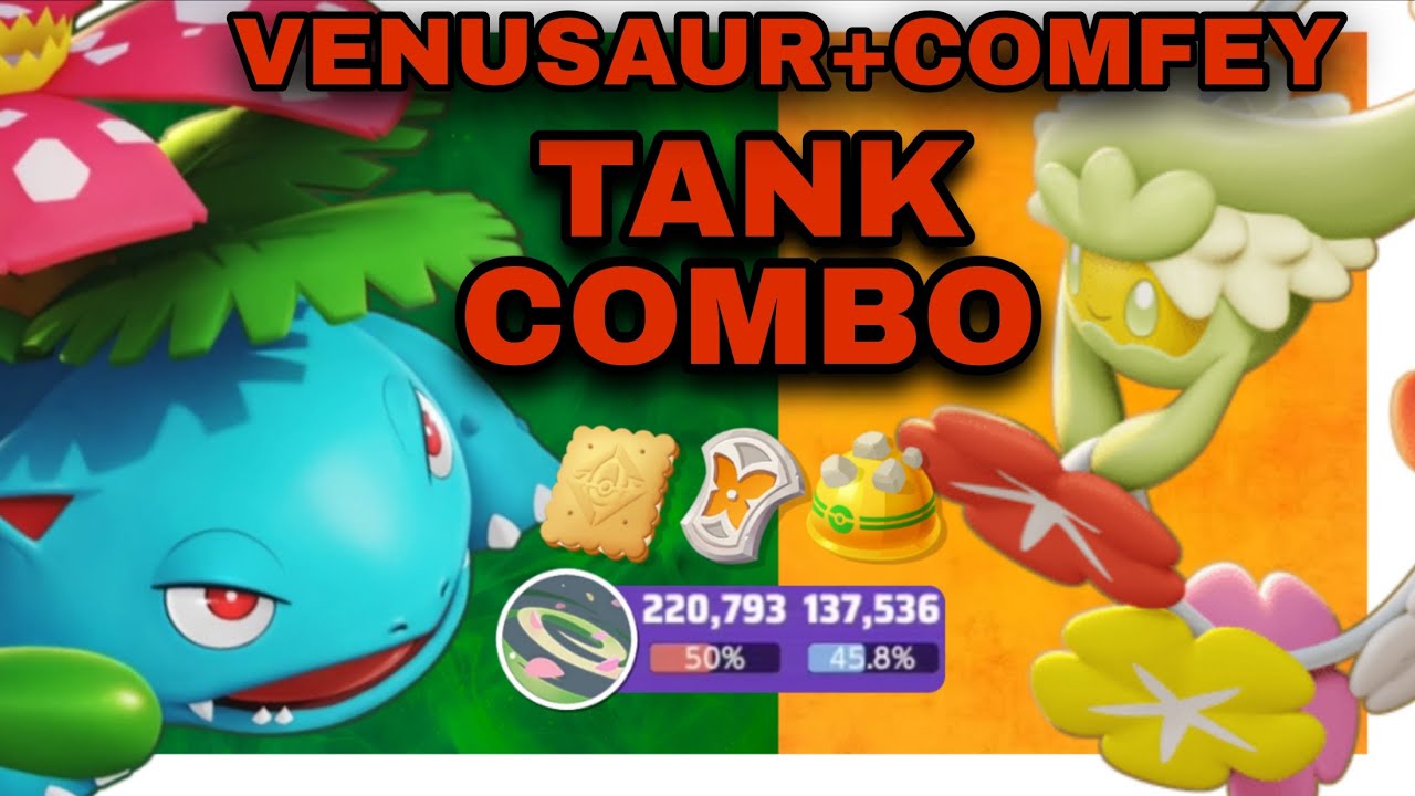 Buffed comfey make venusaur unstoppable | Pokemon Unite | 