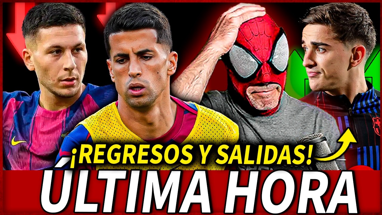🤯¡BOMBAZOS DE ÚLTIMA HORA EN CAN BARÇA! | GAVI, CANCELO Y ROONY...