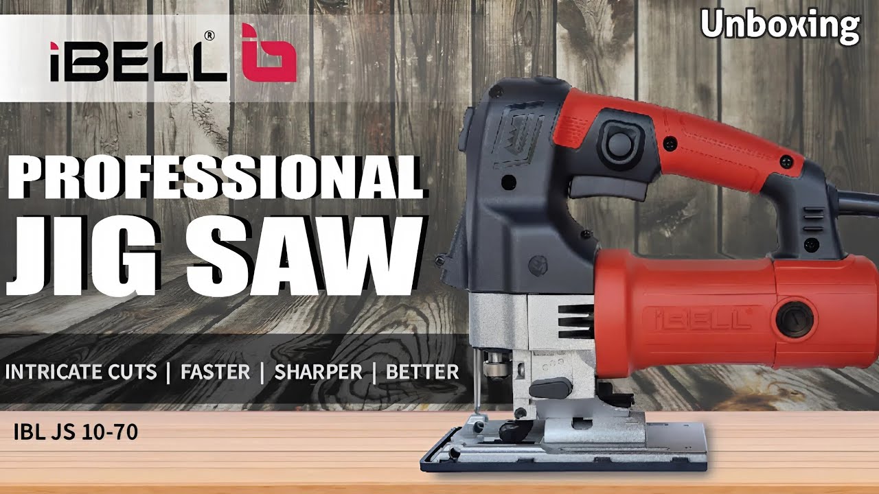 IBELL Professional Corded Electric Jig Saw Js10-70, 700W,Copper Armature, 500-3000Spm 65Mm,Unboxing
