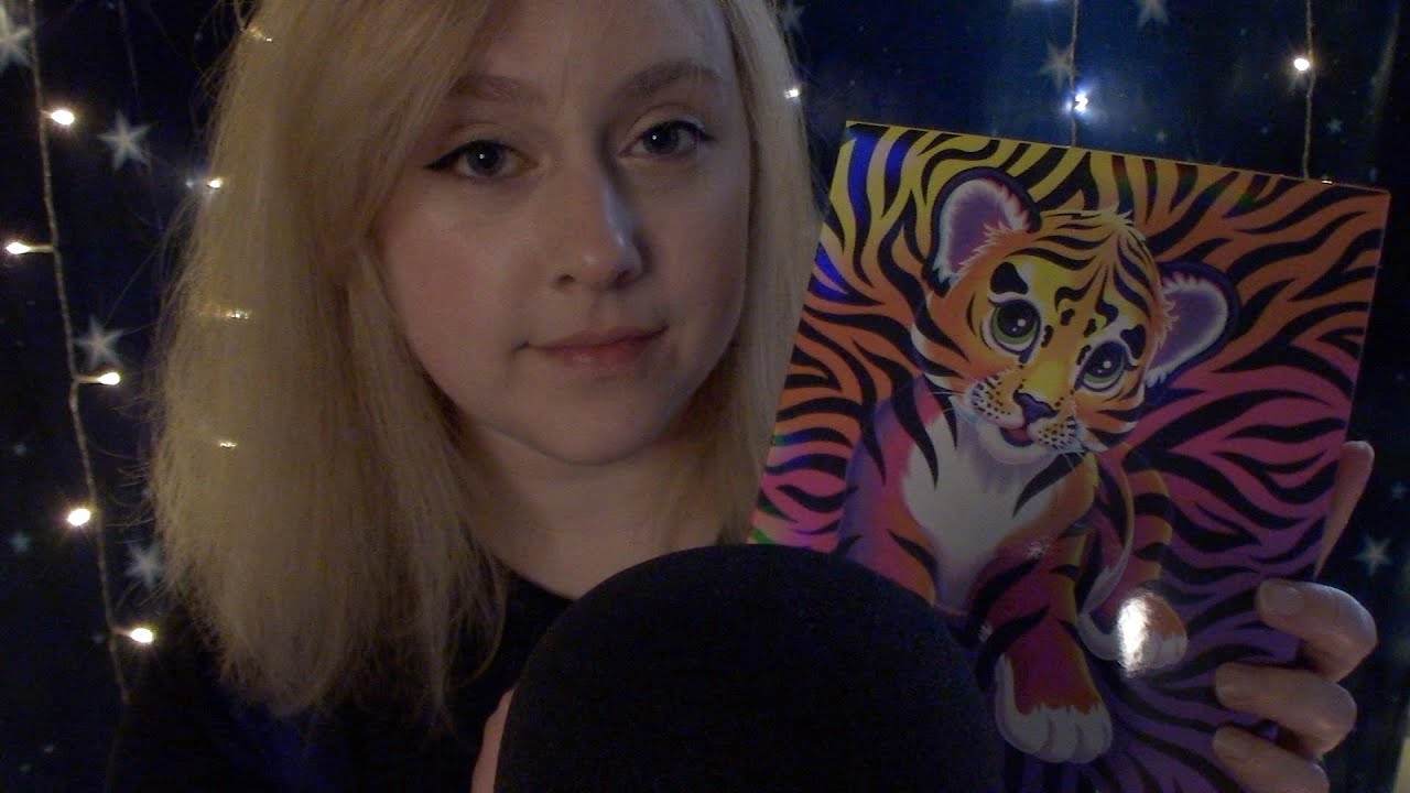 ASMR | Unboxing Morphe X Lisa Frank Palette | Whispered