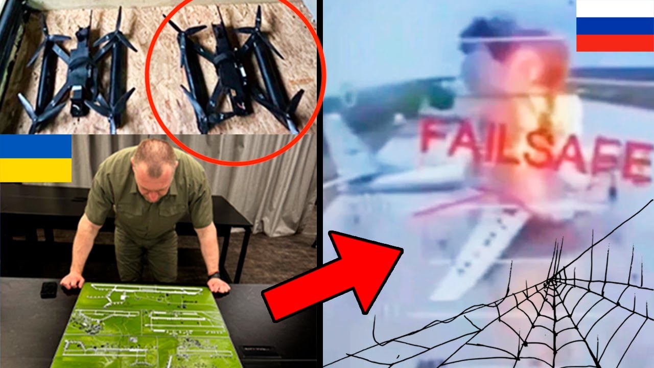 🔴OPERACIÓN TELARAÑA: ¡SABOTAJE LETAL Contra BOMBARDEROS RUSOS! 🕸️🇺🇦🇷🇺