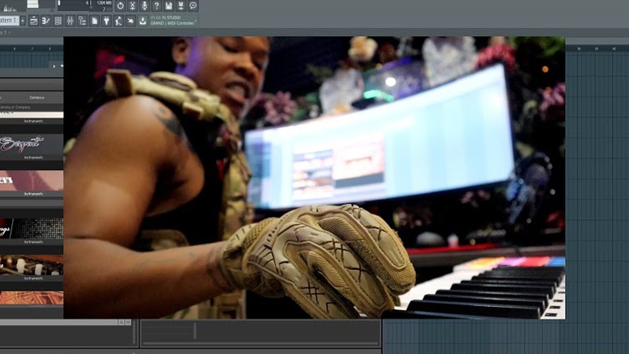 Nasty_C makes a HARD beat & JOINS THE ARMY!?