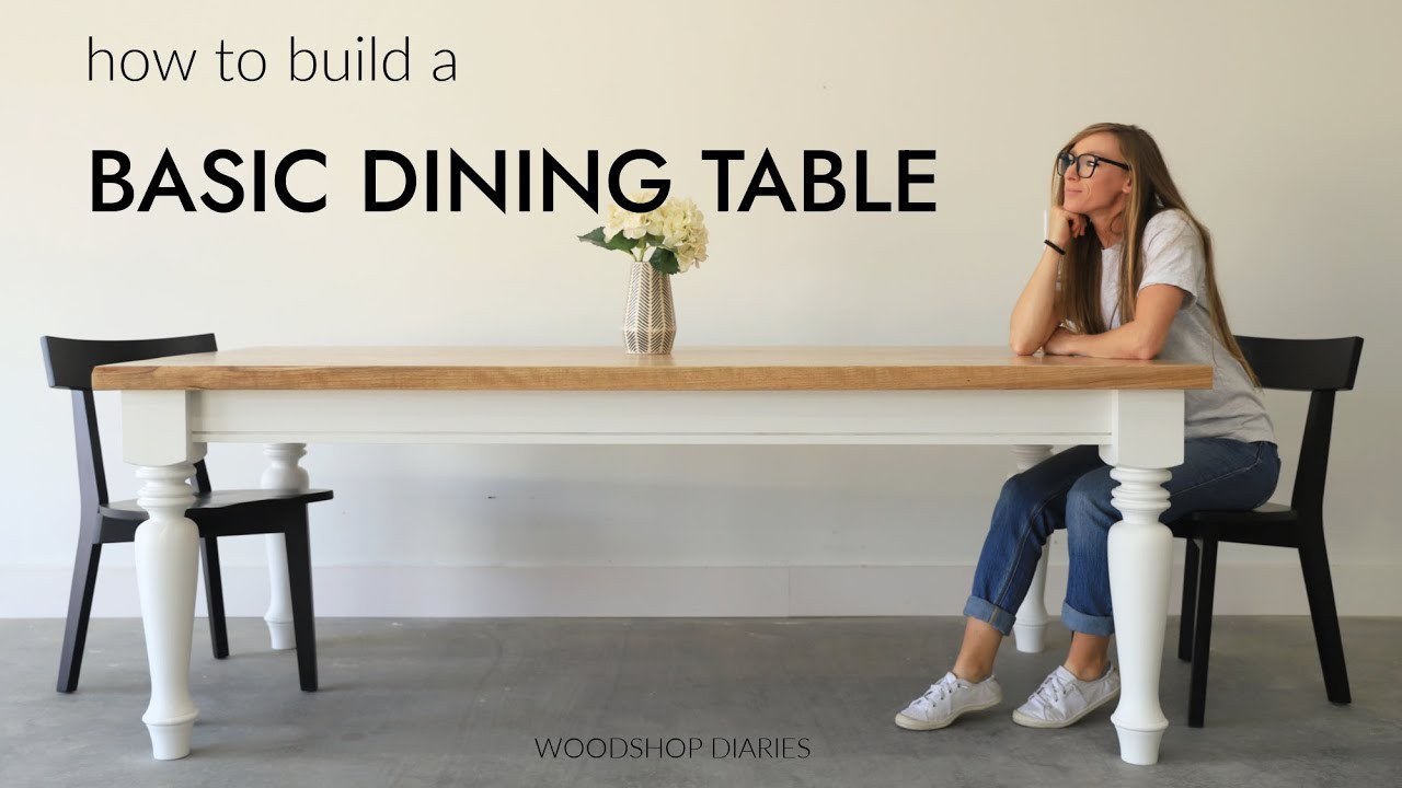 How to Build a Basic Dining Table | Rebuilding a 7 Year Old Project
