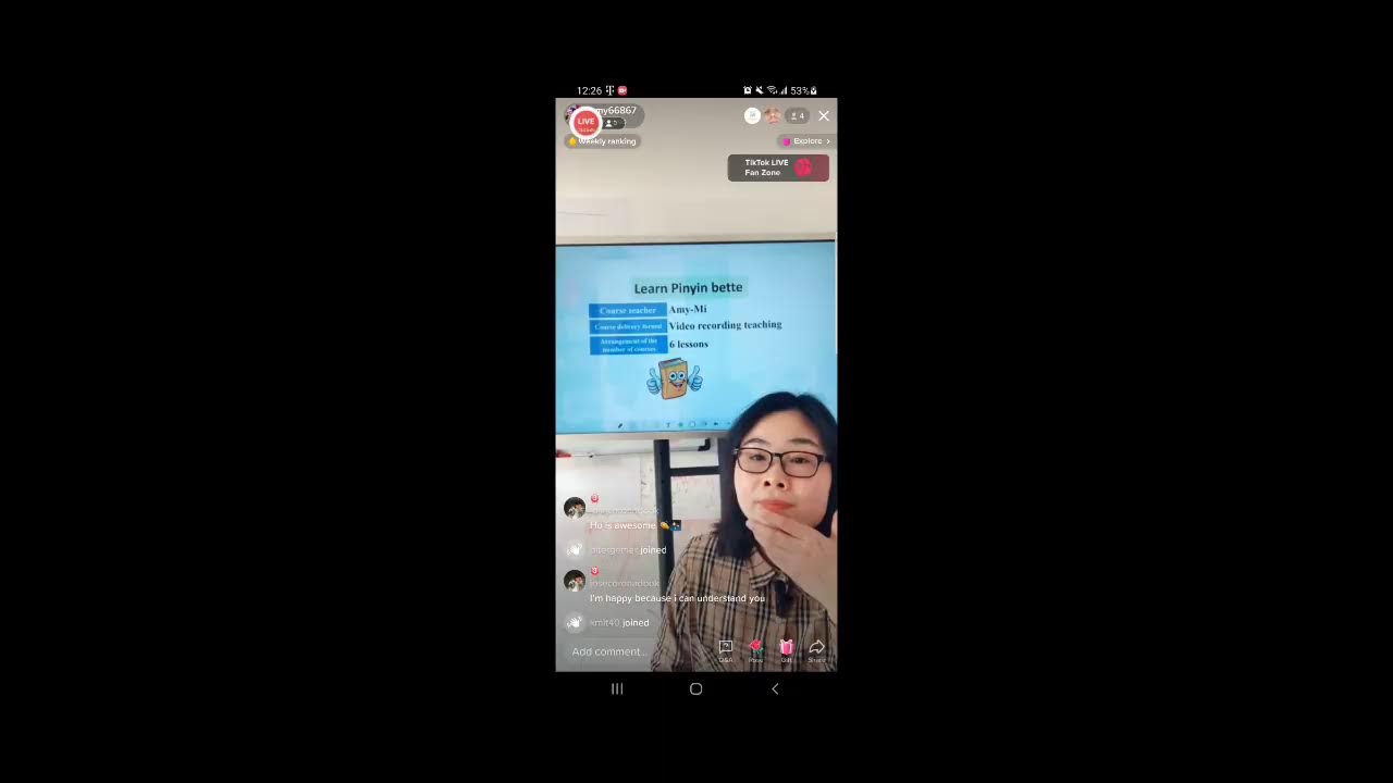 free Chinese class 4 in live