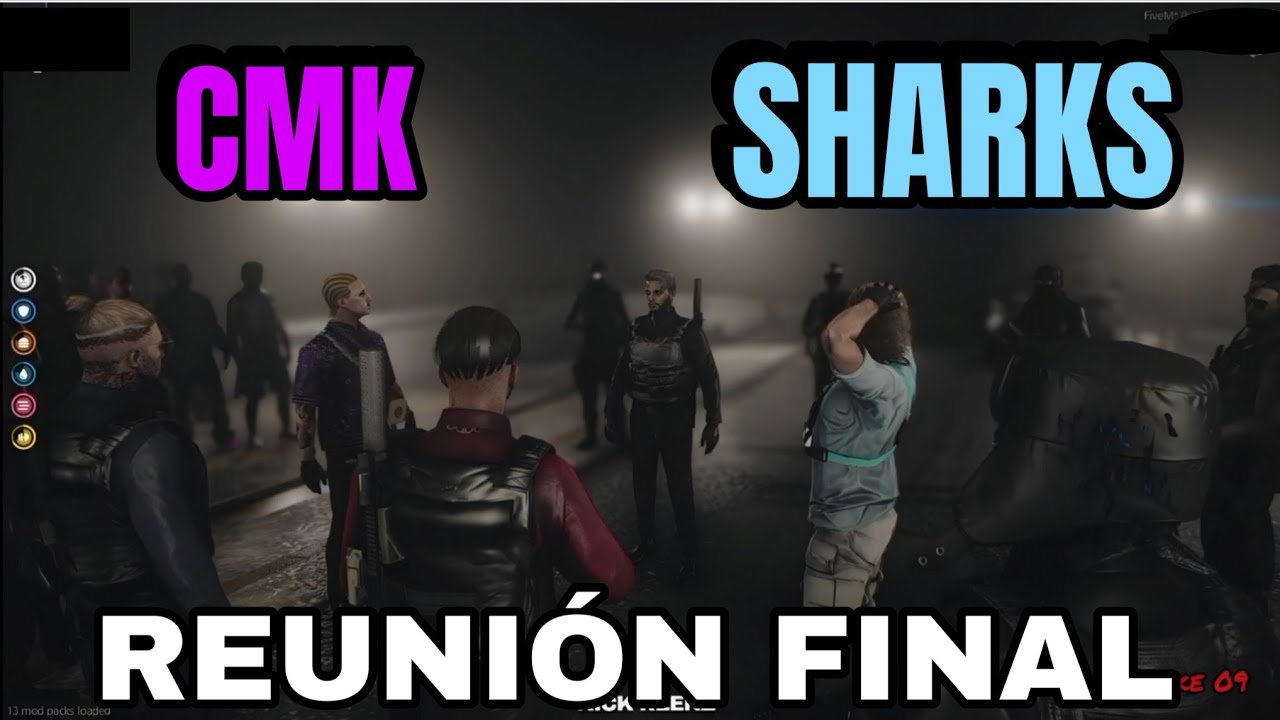 REUNIÓN FINAL DE LOS SHARKS VS LA CMK CON LA MAFIA ! || DOVUX LIFE 