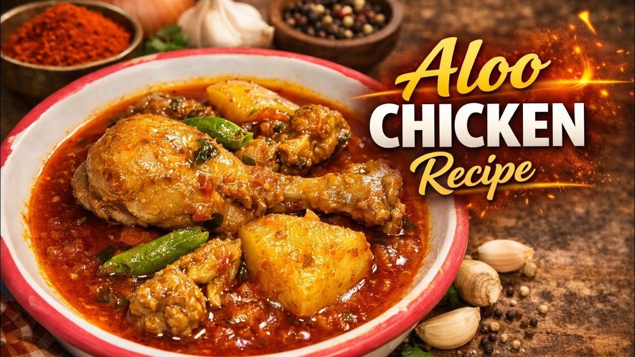 Aloo Chicken Recipe | Aloo Chicken Salan Recipe | Aloo murghi Salan Recipe | Daily Vlog