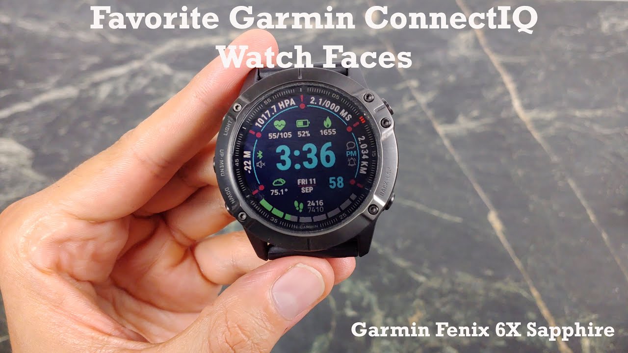 Garmin Fenix Watch Faces : ConnectIQ Faces that Rock!