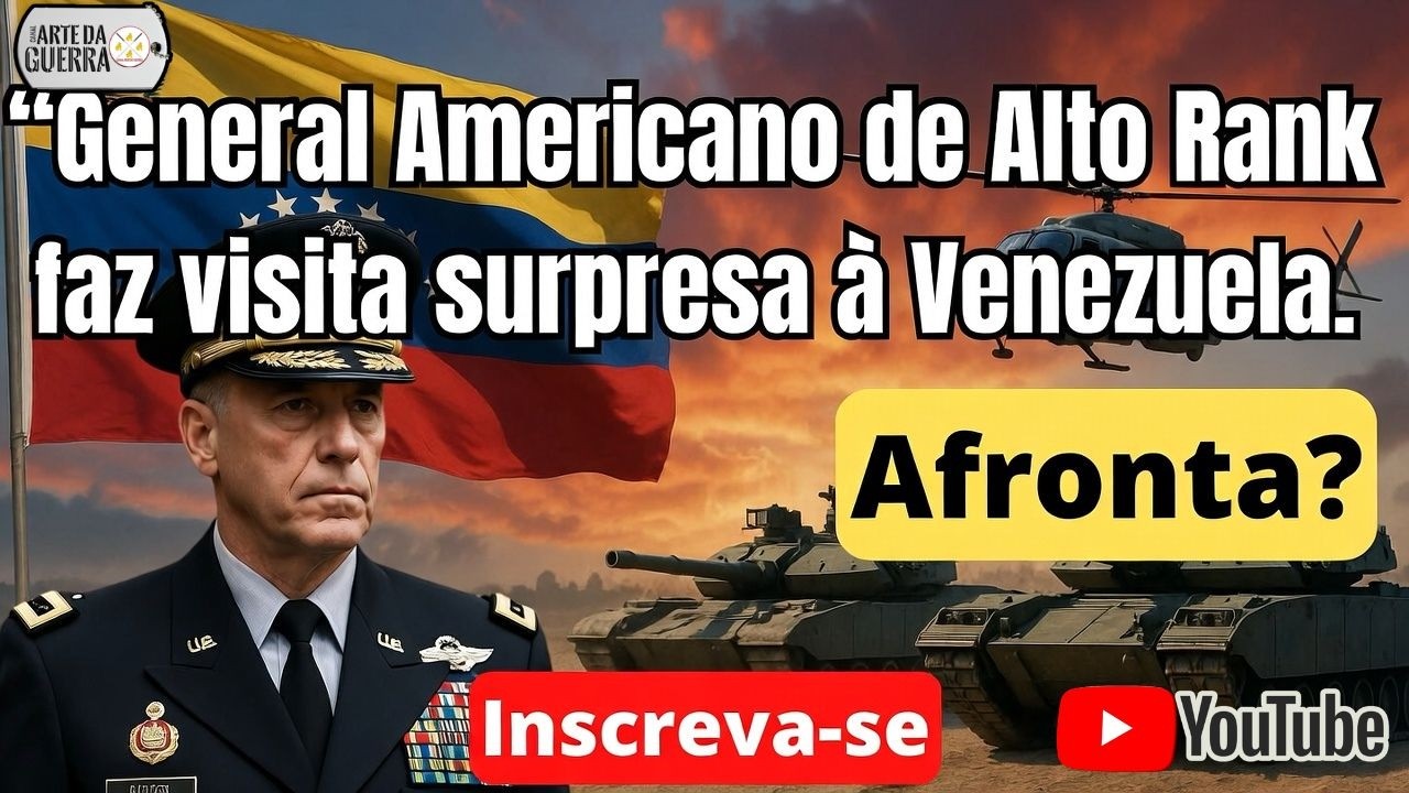 General Americano de Alto Rank faz visita surpresa à Venezuela. Afronta ?