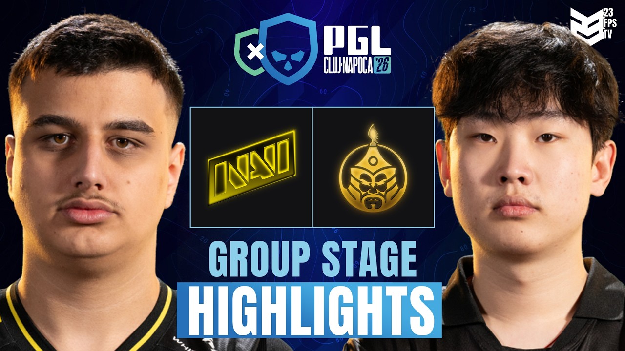 [Highlights] NAVI vs MongolZ | PGL Cluj-Napoca 2026 | Group Stage