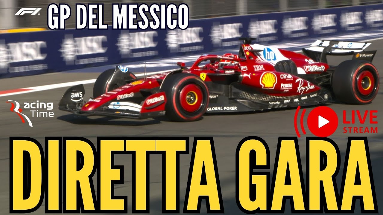 LIVE F1 GP DEL MESSICO - DIRETTA DELLA GARA
