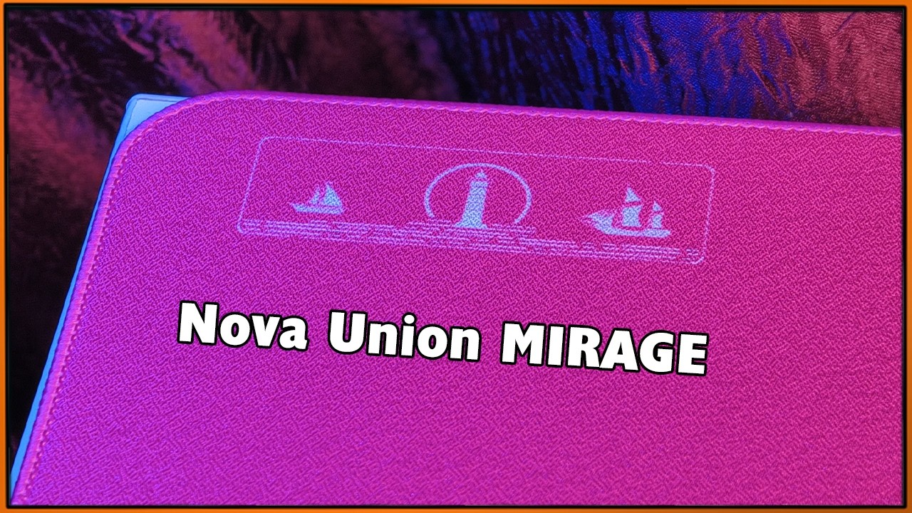Яркий и контрольный с текстильной поверхностью - коврик для мыши Nova Union Mirage #NovaUnion