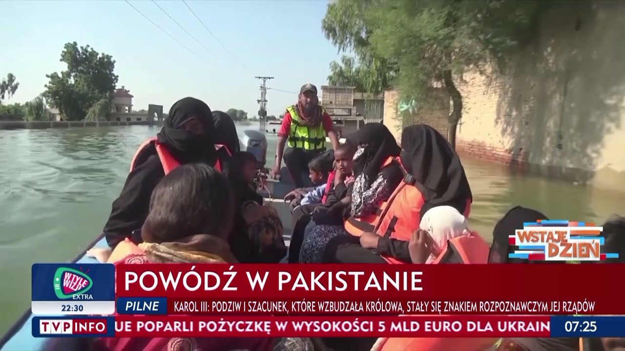 Tragiczna pow&oacute;dź w Pakistanie - jedna trzecia kraju zalana