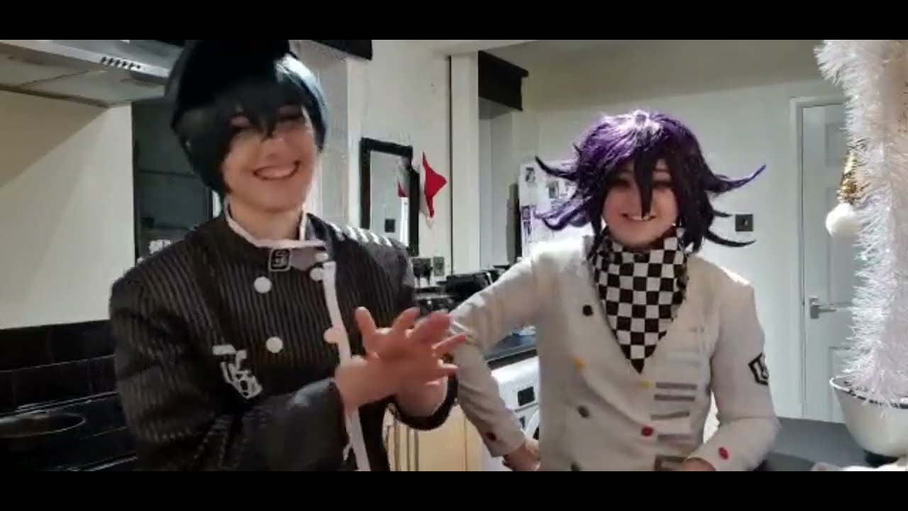 SaiOma emo cake bloopers/outtakes | Danganronpa cosplay