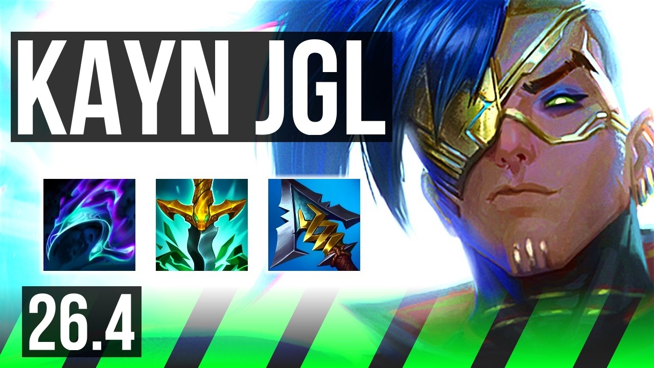 KAYN vs ZAAHEN (JGL) | Good KDA: 15/2/12, 43K damage | EUW Master | 26.4