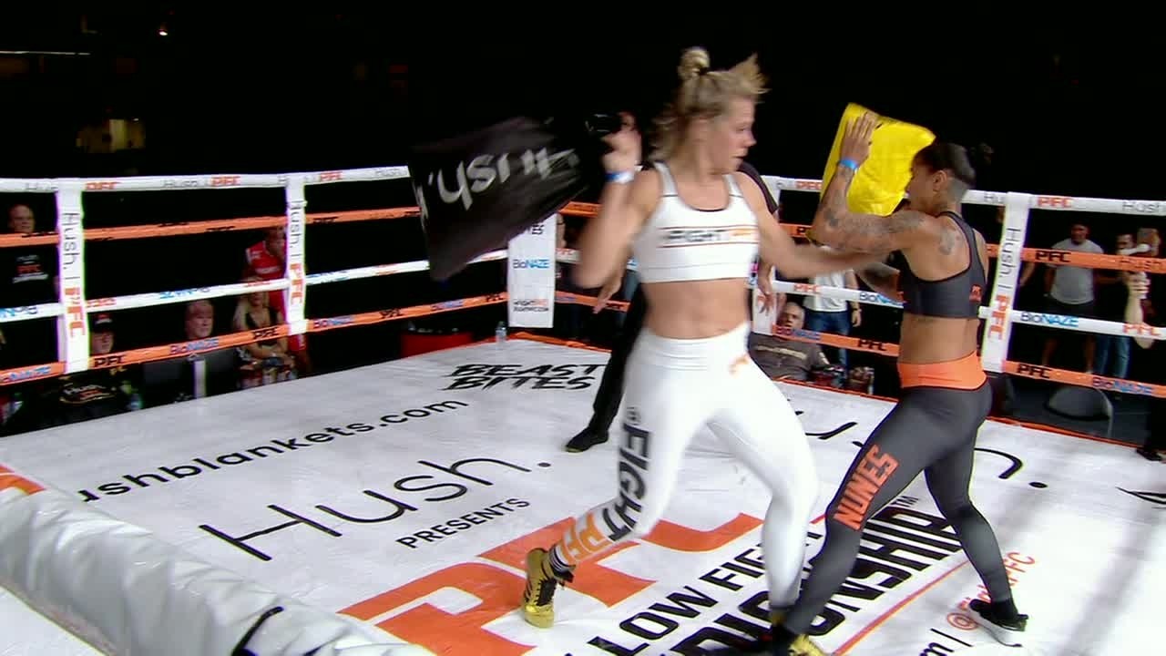 [ПОЛНЫЙ БОЙ] Чемпионат по женскому бою подушками: Истела Нуньес против Джулии Дорни | ESPN 8: The...